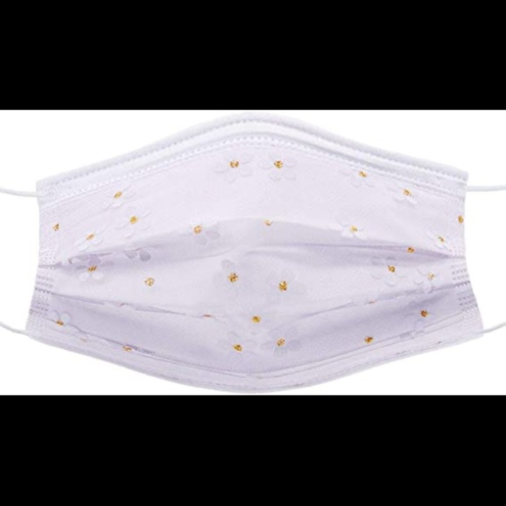 Cute design lace glitter mask from Japan
